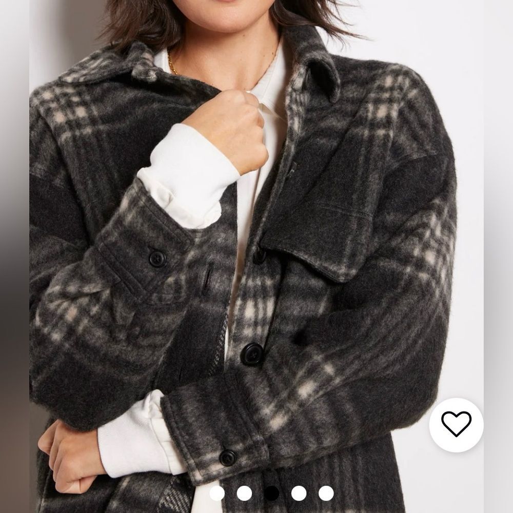 Faherty Black and Gray Plaid Women's Jacket - Picture 2 of 13